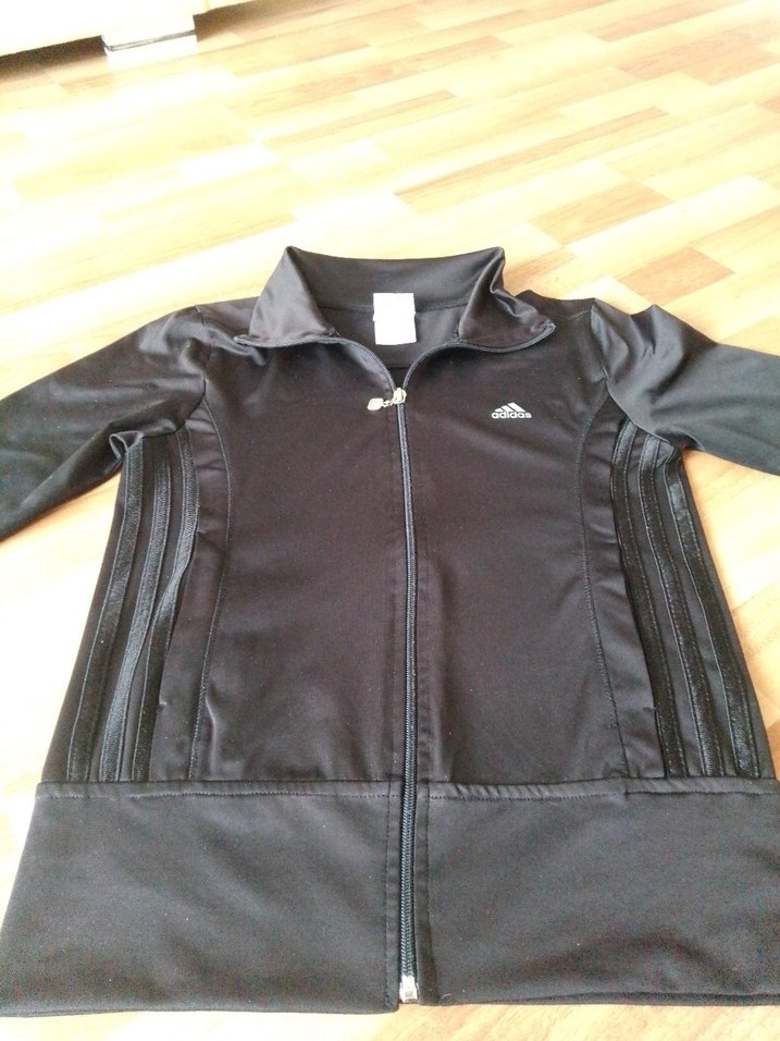 Siyah Fermuarlı Kadın Spor Ceket - Görsel 5