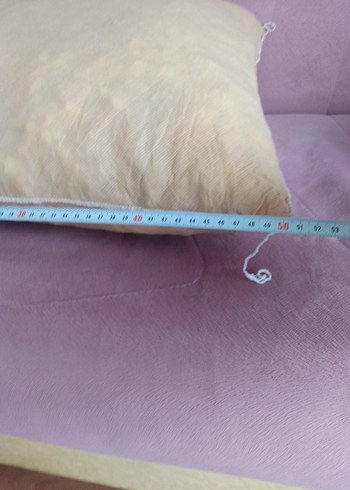 Pastel Bej Düz Dekoratif kırlent minder - Görsel 4