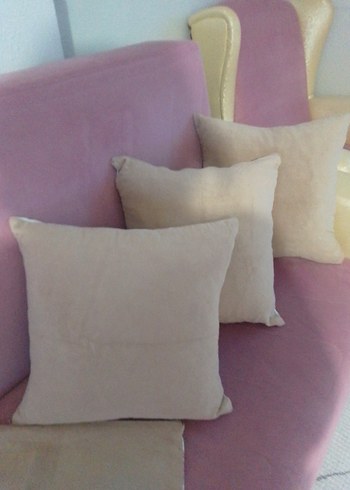 Pastel Pembe Çiçek Desenli Dekoratif Yastık Kılıfı - Görsel 5