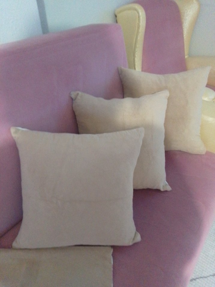 Pastel Pembe Çiçek Desenli Dekoratif Yastık Kılıfı - Görsel 5