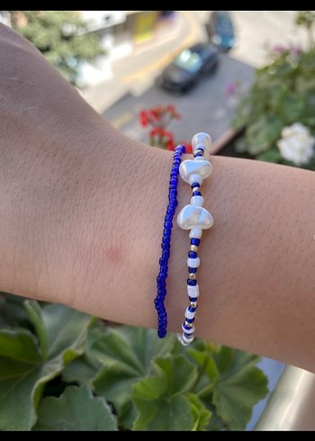 Mavi Boncuklu Bileklik - Görsel 2