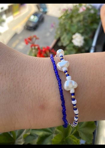 Mavi Boncuklu Bileklik - Görsel 4