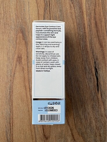 Diğer Göz Çevresi Serum