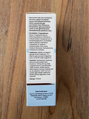 Beden Renk Göz Çevresi Serum