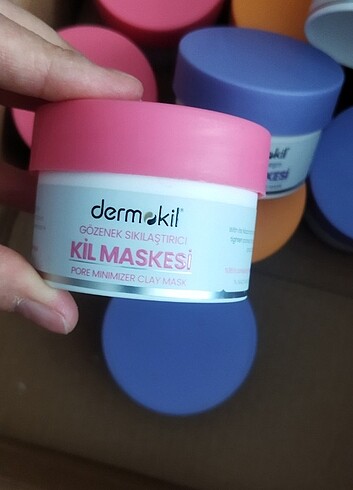 Beden Renk DERMOKİL MASKELERİ (Maske sürme aparatı hediyeli )