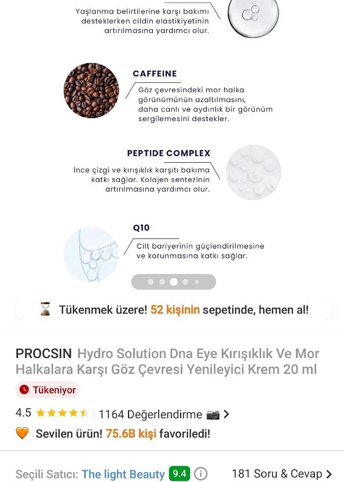 Göz çevresi kremi - Görsel 3