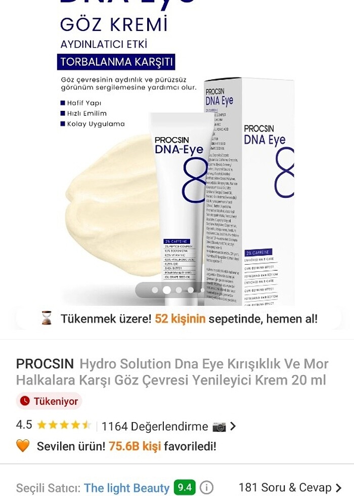 Göz çevresi kremi - Görsel 4