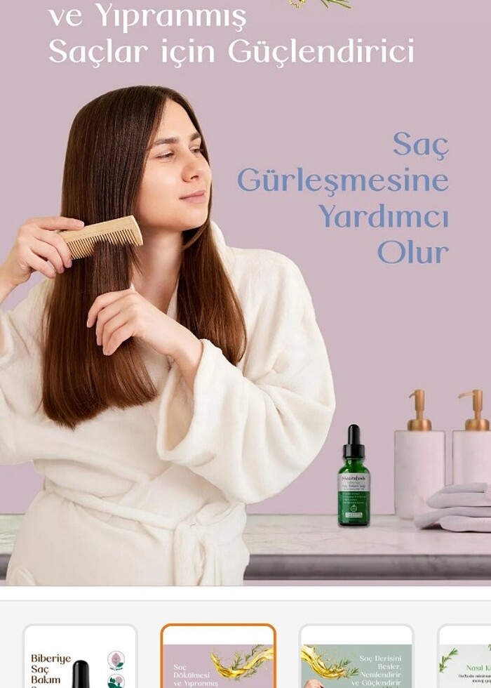 Mecitefendi biberiye saç bakım yağı - Görsel 3