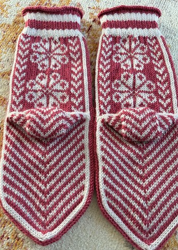 Örgü Namaz çorabı - Görsel 2