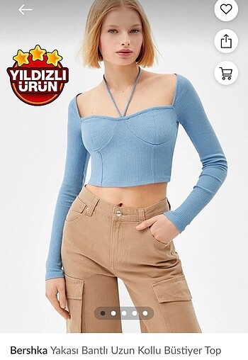 Bershka yakası bantlı büstiyer