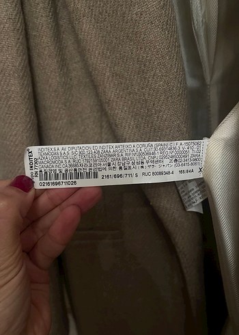 Bej Kadın Midi Ceket - Görsel 4