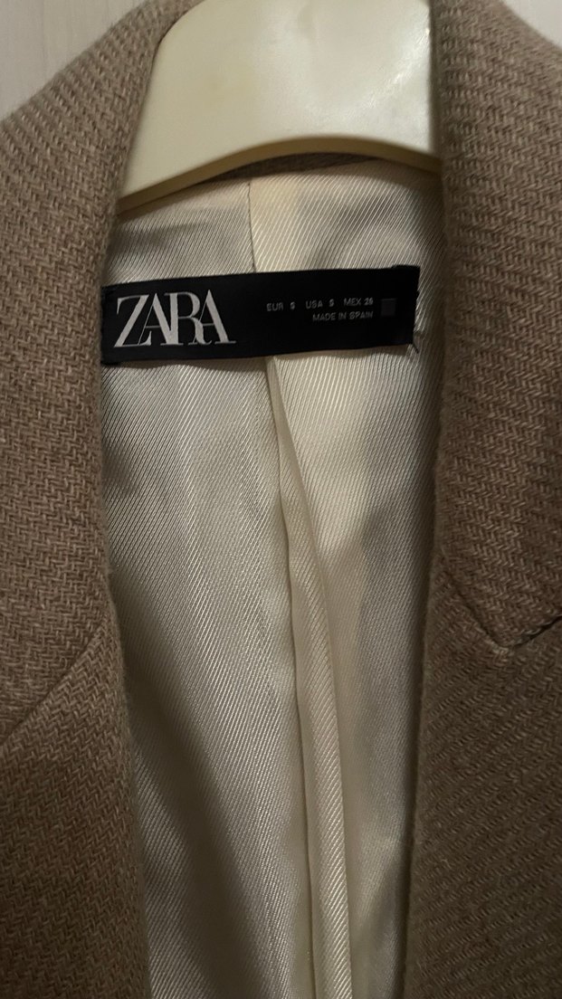 Bej Kadın Midi Ceket - Görsel 3