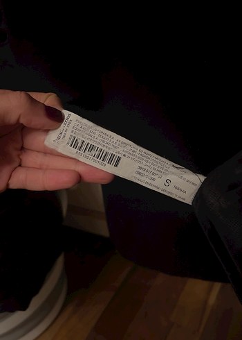 Düğmeli Siyah Klasik Kaban - Görsel 3