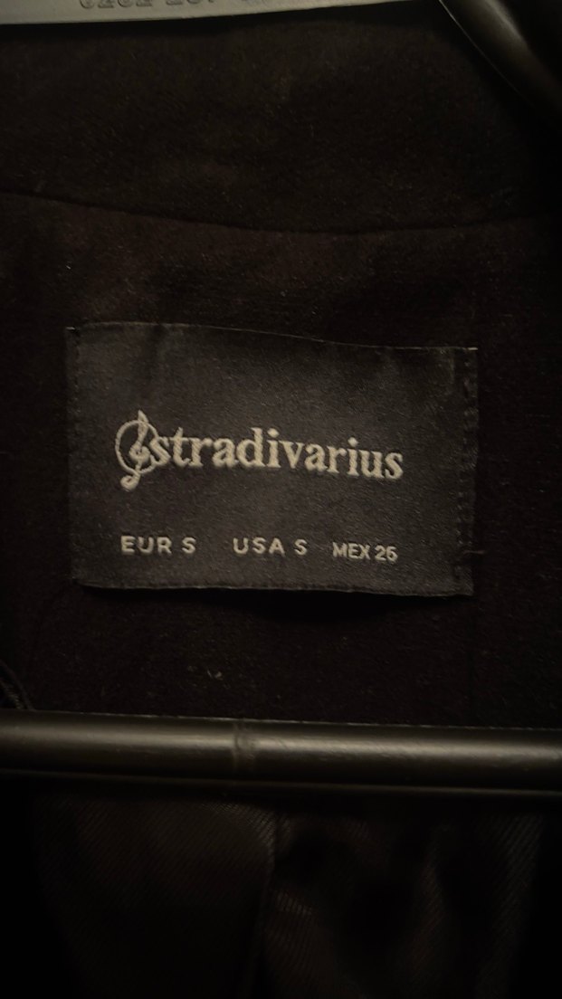 Düğmeli Siyah Klasik Kaban - Görsel 4