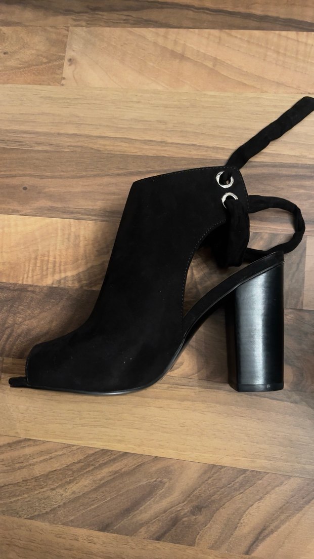 Siyah Kadın Platform Topuklu - Görsel 2