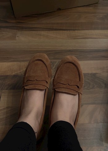 Zeynep Siradağlı Süet Bej Kadın Babet - Görsel 5