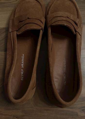 Zeynep Siradağlı Süet Bej Kadın Babet - Görsel 3