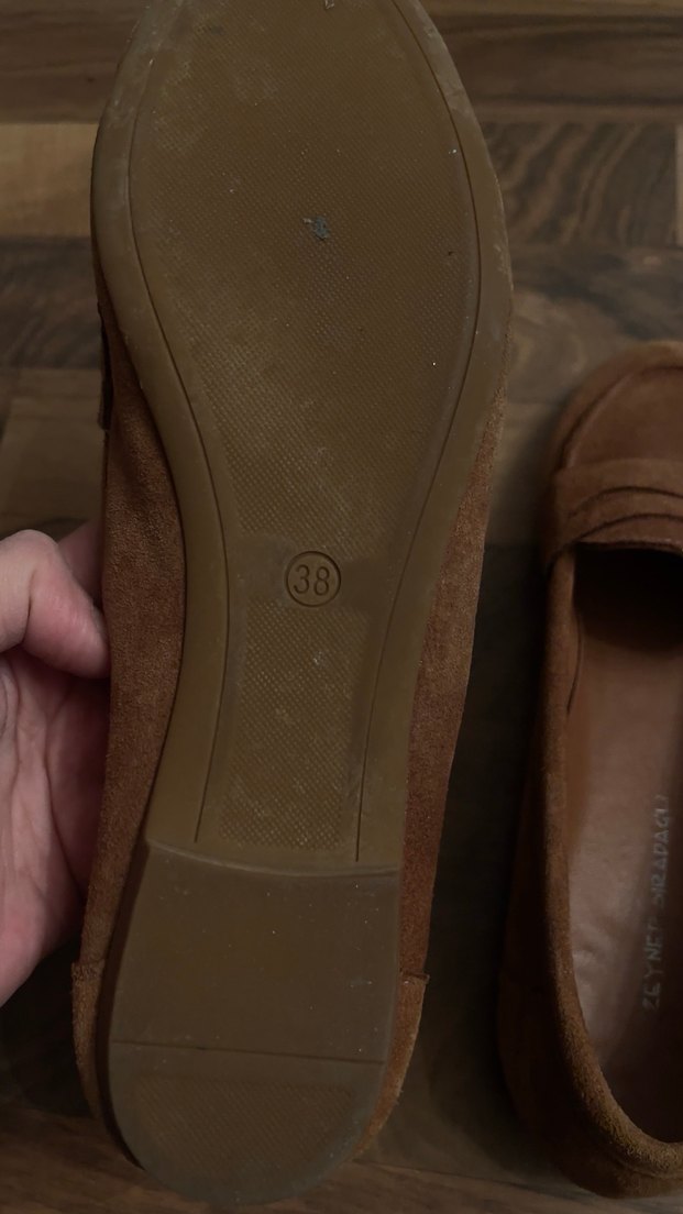 Zeynep Siradağlı Süet Bej Kadın Babet - Görsel 4