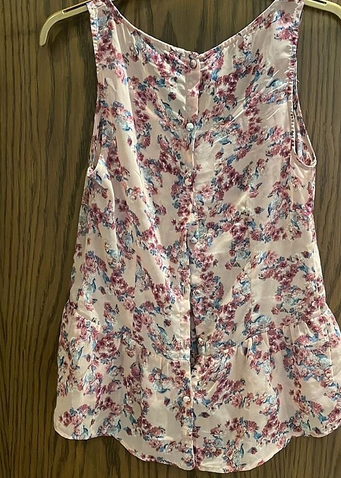 Bershka çiçekli bluz - Görsel 3