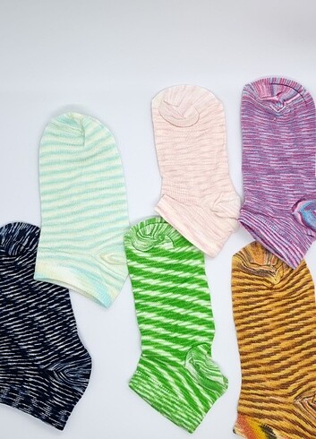 38 Beden Unisex çorap 6'lı paket