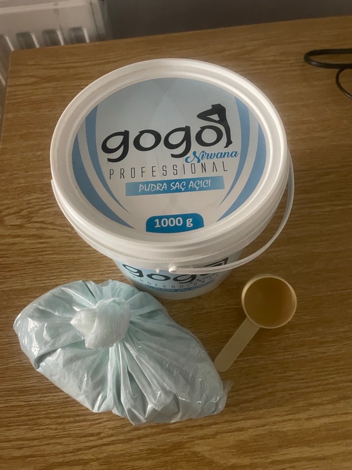 Goga Profesyonel  mavi saç  açıcı - Görsel 2