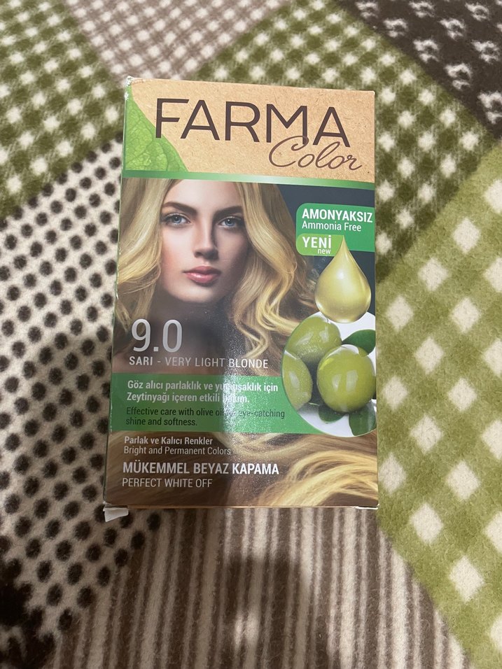 Farmasi Color 9.0 Sarı Çok Açık Sarı Saç Boyası - Görsel 2