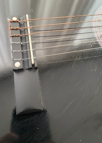 Klasik Siyah Gitar - Görsel 6