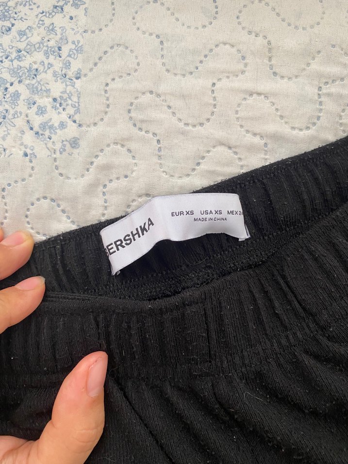 Kadın Siyah Rahat Kesim Midi eşofmam - Görsel 2