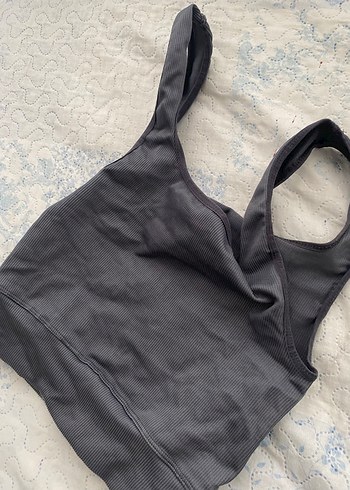 Gri Spor Kadın Straplez Atlet - Görsel 3