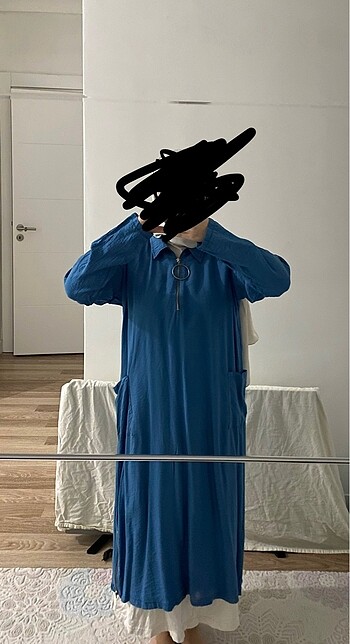 Manuka tunik elbise kap gömlek
