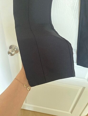 36 Beden siyah Renk Manuka zara mango bershka suud kumaş pantolon