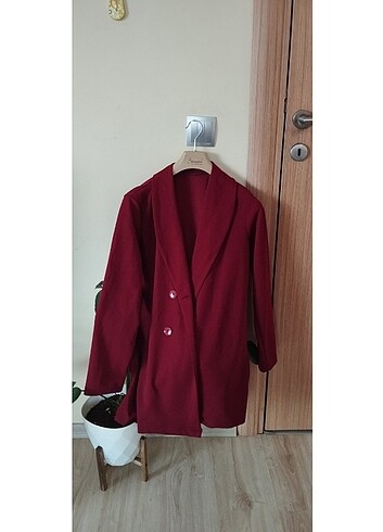 40 Beden bordo Renk Ceket Tulum takım