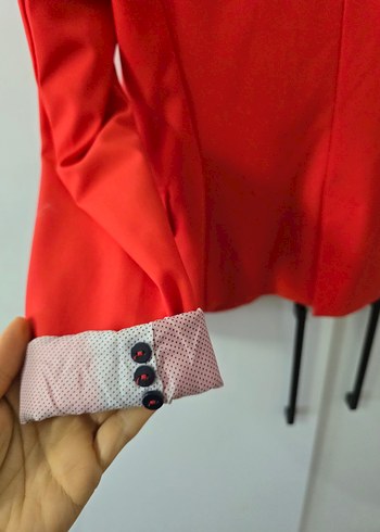 STRADİVARUS NARÇİÇEĞİ Düğmeli Kadın Blazer Ceket - Görsel 5