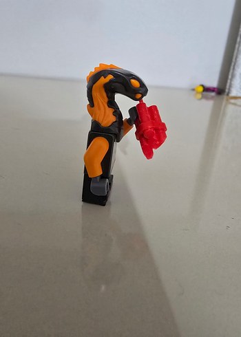 NİNJAGO SERPENTİNE YILAN KABİLESİ Turuncu Siyah Lego Yılan Figür - Görsel 4