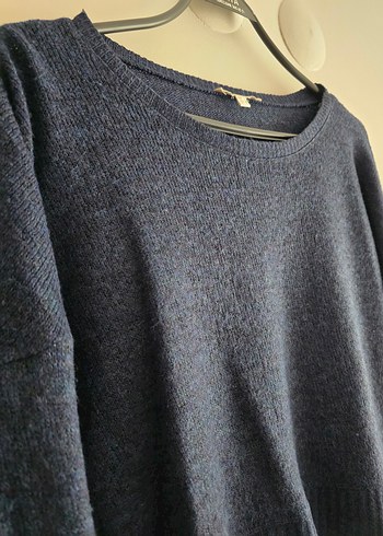 KOTON CROP Gri Triko Kadın Kazak - Görsel 3