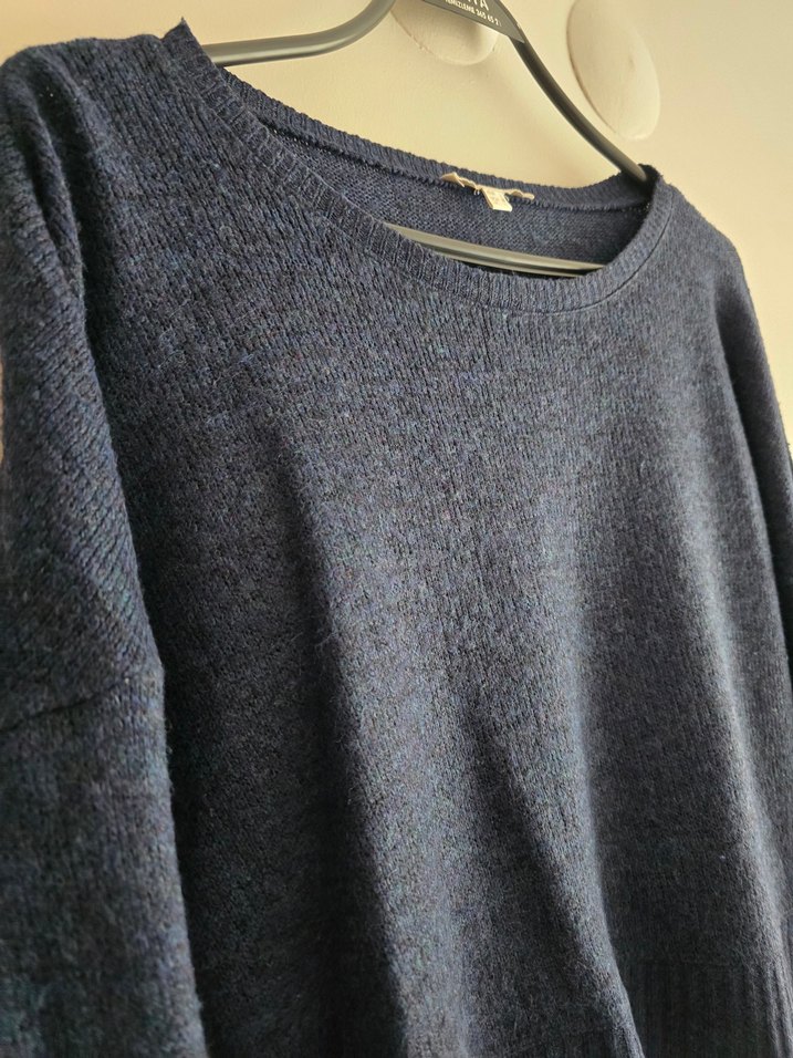 KOTON CROP Gri Triko Kadın Kazak - Görsel 3