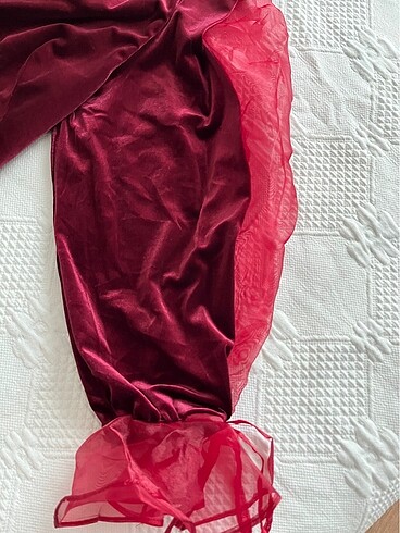 40 Beden bordo Renk Bordo Renkli Elbise
