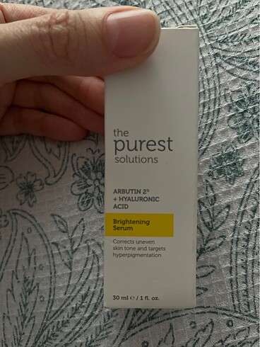 The purest arbutin serum