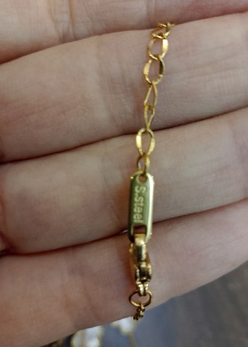 Uzun Altın Zincir Detaylı Kadın Kolye - Görsel 6