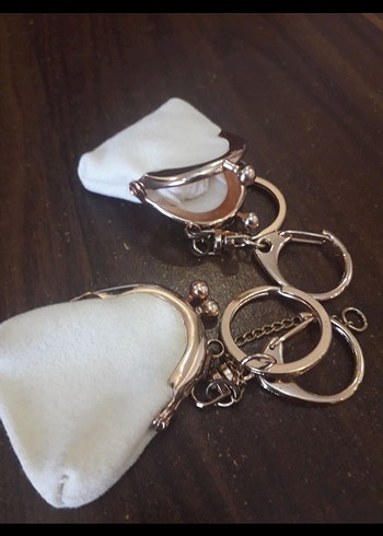 Beyaz Zincir Detaylı Bohem Anahtarlık - Görsel 2