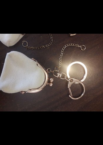 Beyaz Zincir Detaylı Bohem Anahtarlık - Görsel 7