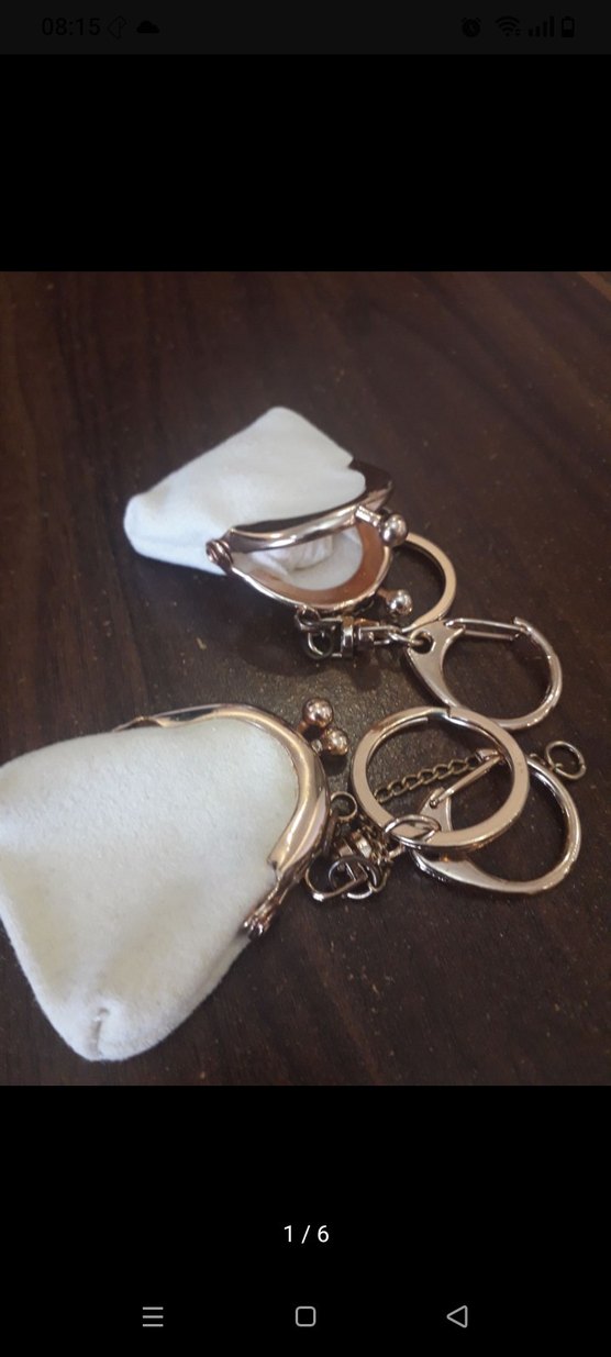 Beyaz Zincir Detaylı Bohem Anahtarlık - Görsel 5