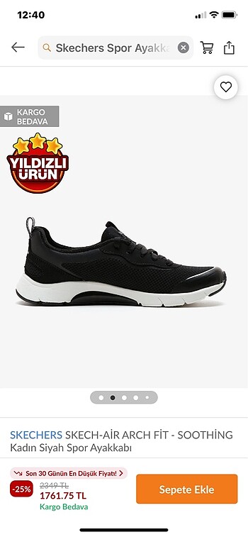 37 Beden SKECHERS KADIN SPOR AYAKKABI