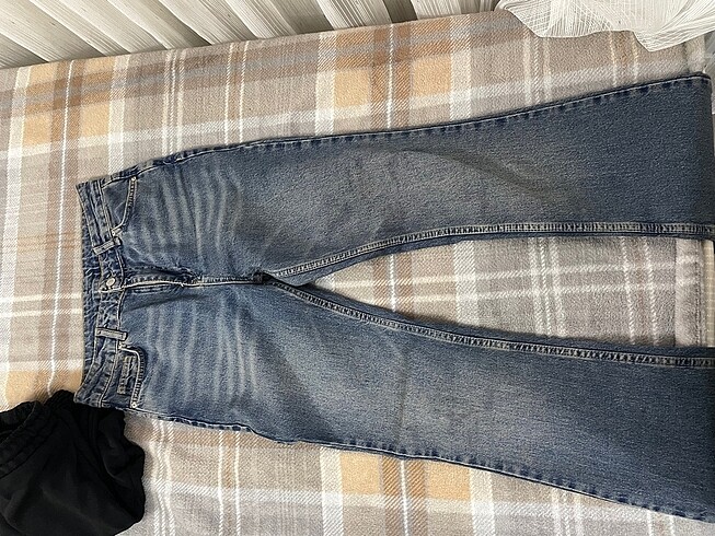 38 Beden mavi Renk Milla ispanyol paça jeans