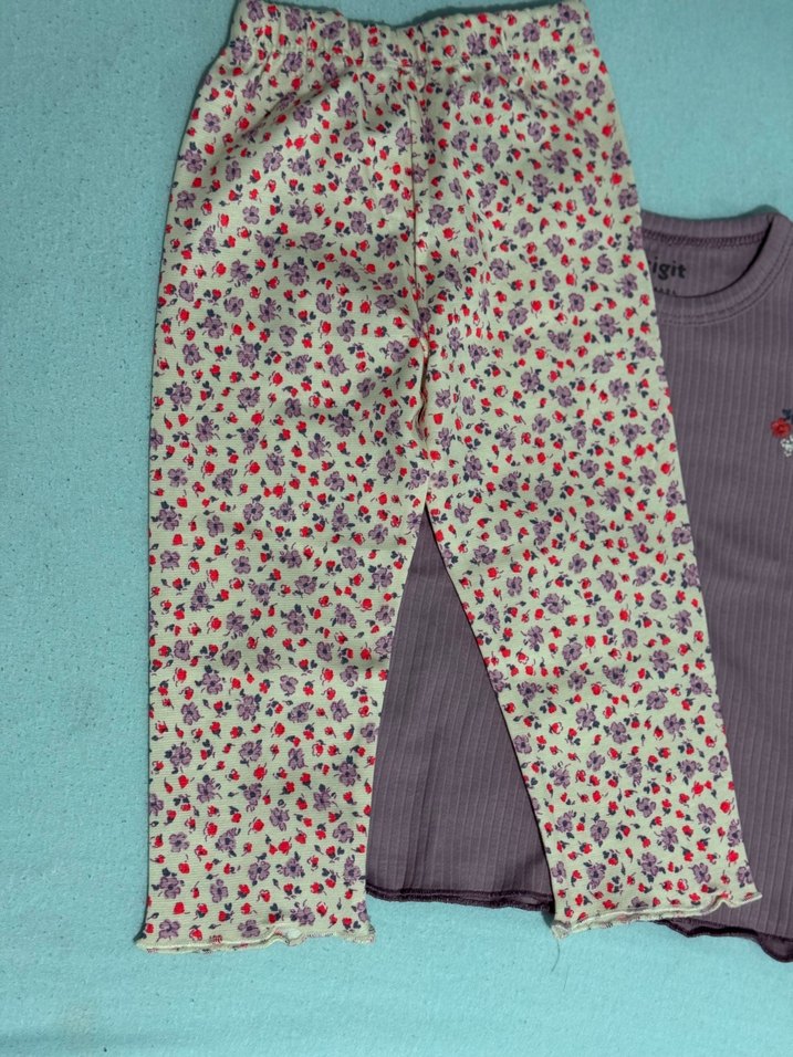 Kısa Kollu Kız Tişörtü - Görsel 3