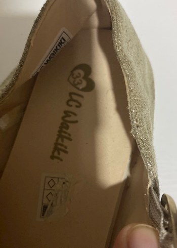 Bej Süet Tokalı Kız Çocuk Babet - Görsel 3