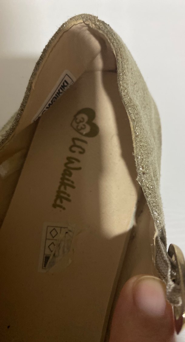 Bej Süet Tokalı Kız Çocuk Babet - Görsel 3