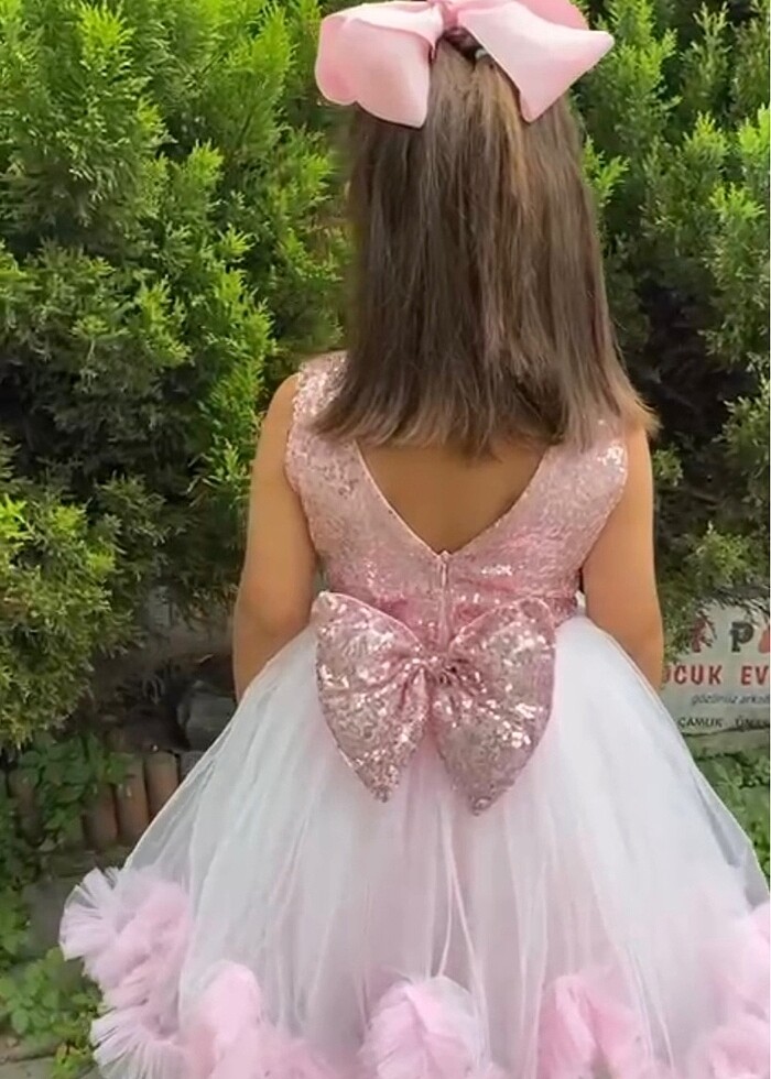 Payetli doğum günü elbisesi - Görsel 2