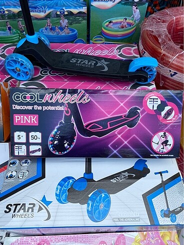  Beden Cool Wheels 2 Tekerli Işıklı Scooter