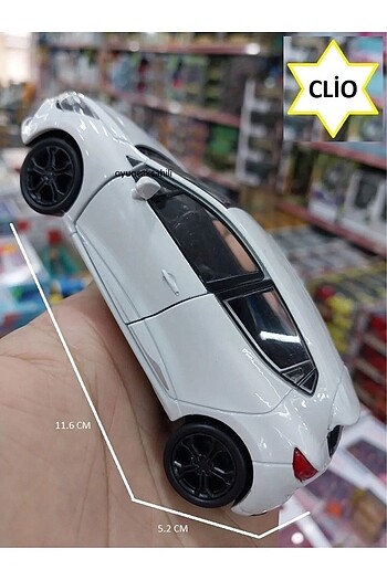 REANULT CLIO DIECAST METAL ARABA